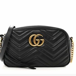 GUCCI Calfskin Matelasse Small GG Marmont